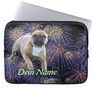 Housse Pour Ordinateur Portable Bouledogue Français Saut Bouledogue Français