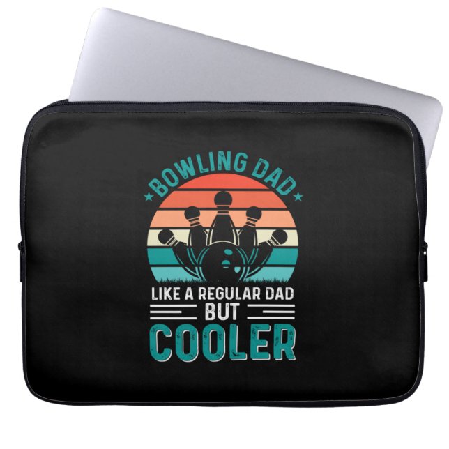Housse Pour Ordinateur Portable Bowling papa (Devant)