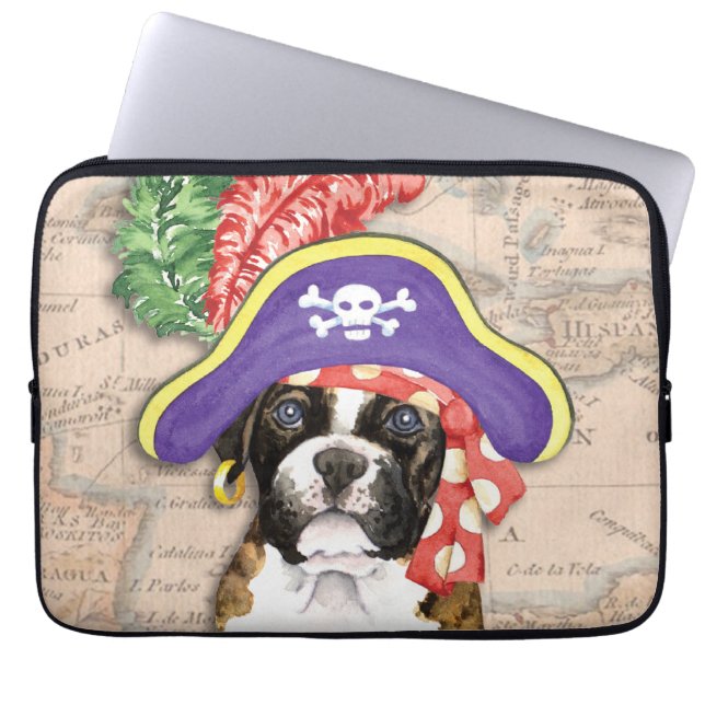 Housse Pour Ordinateur Portable Boxer Pirate (Devant)