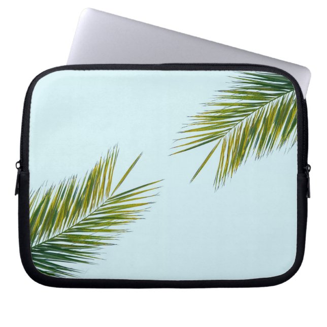 Housse Pour Ordinateur Portable Branche de palmier (Devant)