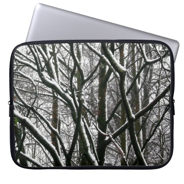 Housse Pour Ordinateur Portable Branches d'hiver (Devant)
