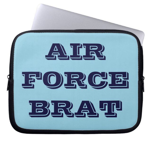 Housse Pour Ordinateur Portable Brat de la Force aérienne (Devant)