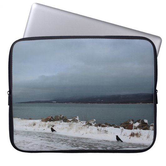 Housse Pour Ordinateur Portable Bravant la tempête ensemble (Devant)