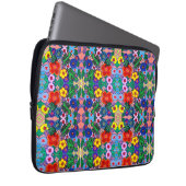 Housse Pour Ordinateur Portable Bright Abstrait Flower Art (Devant droit)