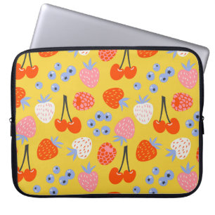 Housse Pour Ordinateur Portable Bright Coloré Motif Fruit Berry