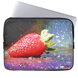 Housse Pour Ordinateur Portable "Bright Strawberry" jolie photo. Commandez dès mai