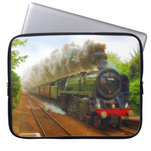 Housse Pour Ordinateur Portable British Railway Steam Train pour Trainspotspotters