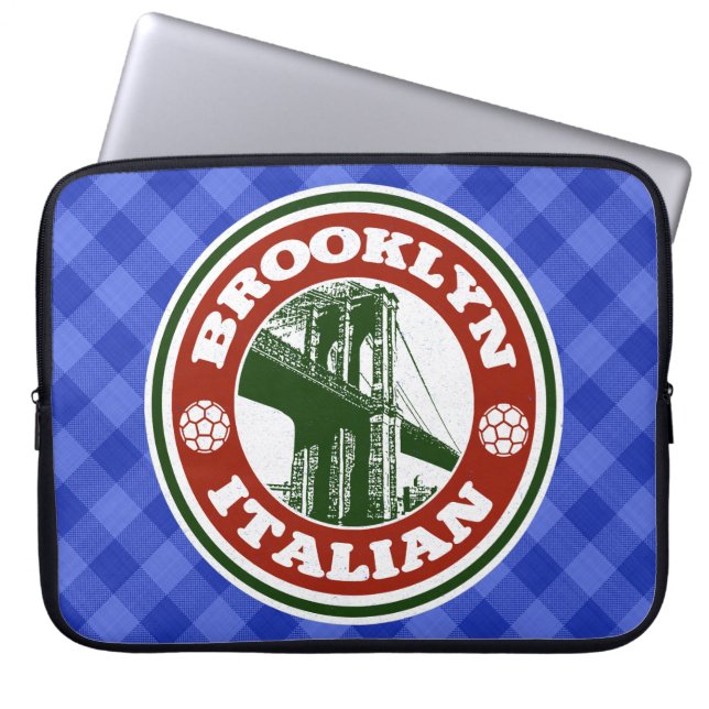 Housse Pour Ordinateur Portable Brooklyn Italien Américain Portable Sleeve (Devant)