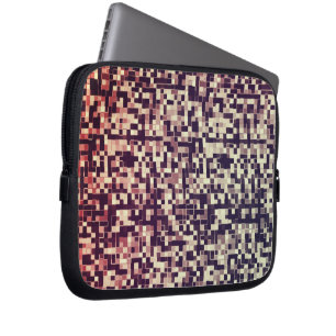 Housse Pour Ordinateur Portable Brown to red, tile or small squares type pixeled