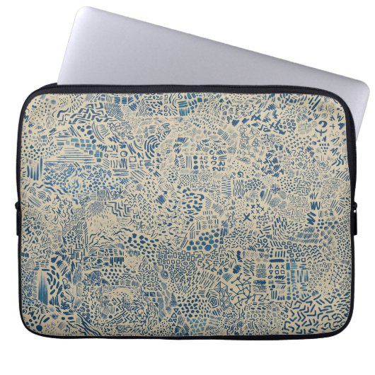 Housse Pour Ordinateur Portable Bruit mental V01 (Devant)
