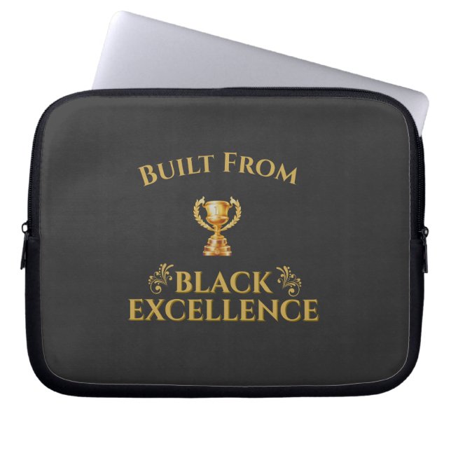 Housse Pour Ordinateur Portable Built From Black Excellence Legacy  (Devant)