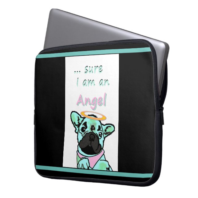 Housse Pour Ordinateur Portable Bulldog d'Angel (devant gauche)