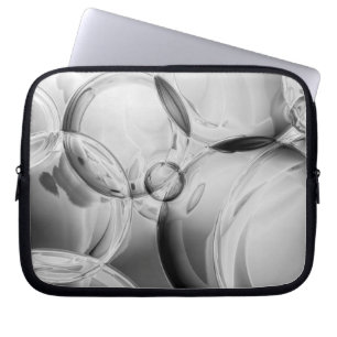 Housse Pour Ordinateur Portable Bulles noires