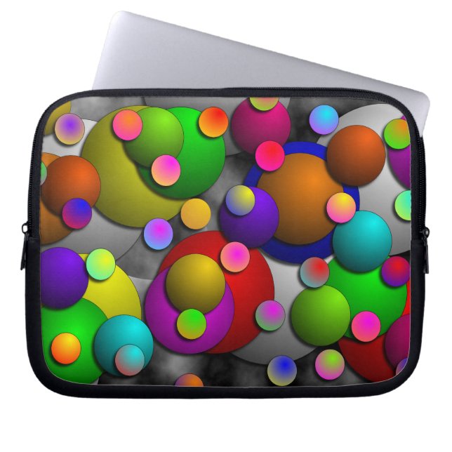 Housse Pour Ordinateur Portable Bulles par Kenneth Yoncich (Devant)