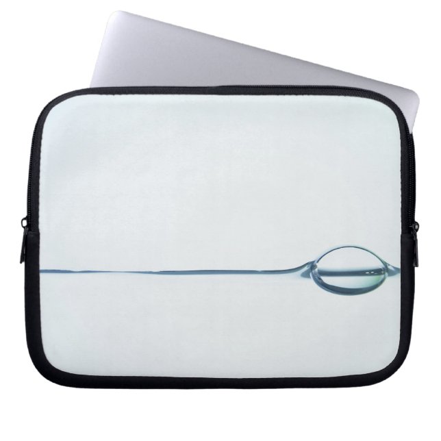 Housse Pour Ordinateur Portable Bulles sur la surface de l'eau (Devant)