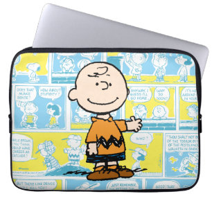 Housse Pour Ordinateur Portable cacahuètes Charlie Brown Motif de bande dessinée