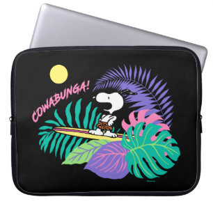 Housse Pour Ordinateur Portable cacahuètes Cowabunga Snoopy