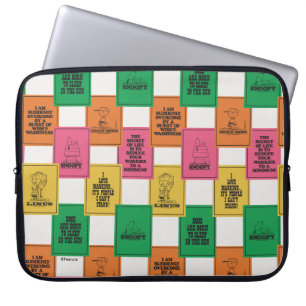 Housse Pour Ordinateur Portable cacahuètes Motif Colorblock amusant