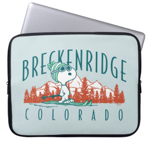 Housse Pour Ordinateur Portable cacahuètes Snoopy Breckenridge Colorado
