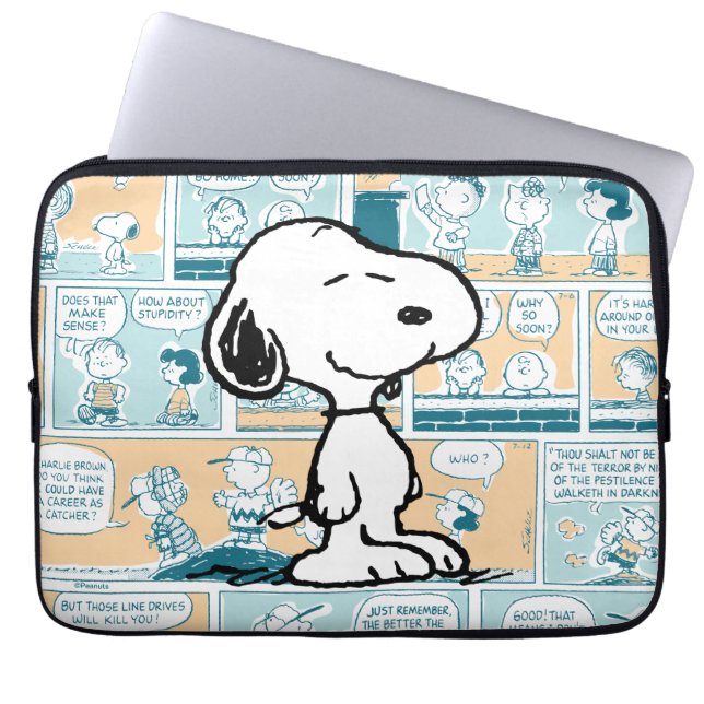Housse Pour Ordinateur Portable cacahuètes | Snoopy Comic Motif (Devant)
