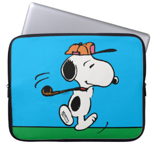 Housse Pour Ordinateur Portable cacahuètes   Snoopy Golf Swing