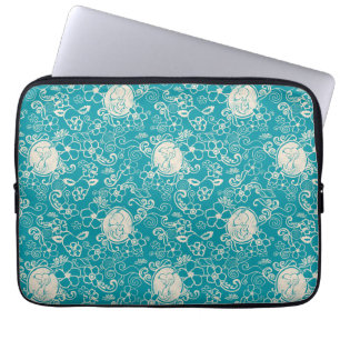 Housse Pour Ordinateur Portable cacahuètes Snoopy Turquoise Tropical Beach Motif