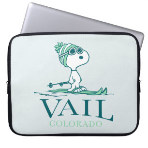 Housse Pour Ordinateur Portable cacahuètes Snoopy Vail Colorado