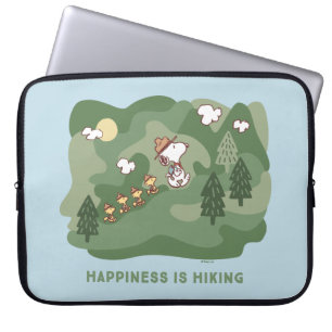 Housse Pour Ordinateur Portable cacahuètes Snoopy & Woodstock Le bonheur est Ran