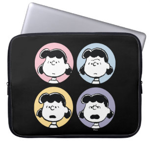 Housse Pour Ordinateur Portable cacahuètes Visages de Lucy