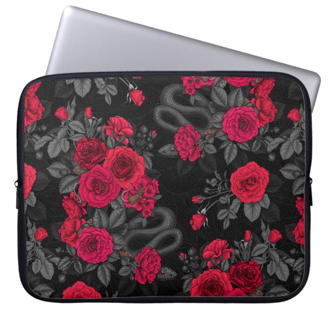 Housse Pour Ordinateur Portable Caché en rose (Devant)