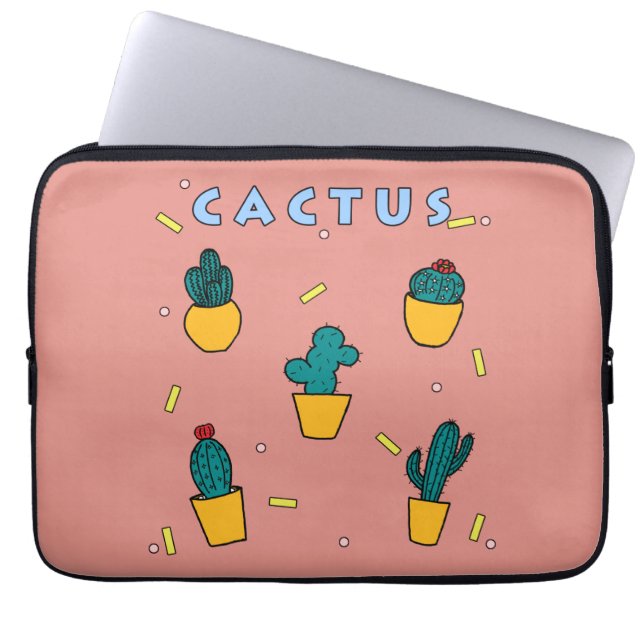 Housse Pour Ordinateur Portable Cactus (Devant)