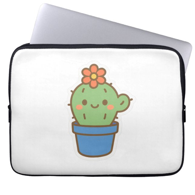 Housse Pour Ordinateur Portable Cactus lunaires (Devant)