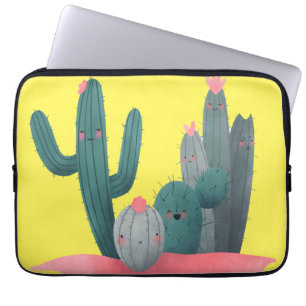 Housse Pour Ordinateur Portable Cactus mignon