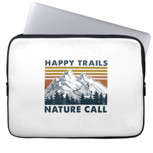Housse Pour Ordinateur Portable Cadeau Camper Happy Trails Nature Call Anniversa
