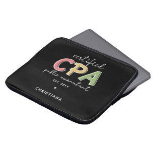 Housse Pour Ordinateur Portable Cadeau comptable public certifié CPA personnalisé