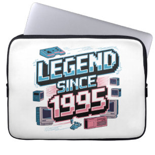 Housse Pour Ordinateur Portable Cadeau d'anniversaire du joueur - Retro Pixel 1995
