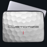 Housse Pour Ordinateur Portable Cadeau de golf personnalisé avec nom et numéro per<br><div class="desc">Vous cherchez le cadeau ultime pour golfeur ? FORE !</div>