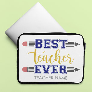 Housse Pour Ordinateur Portable Cadeau personnalisé Meilleur Enseignant - Cadeau P
