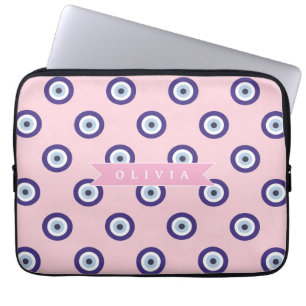 Housse Pour Ordinateur Portable Cadeaux Personnalisés avec Motif d'Oeil Maléfique
