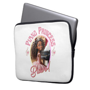 Housse Pour Ordinateur Portable Cadeaux pour filles qui aiment jouer du piano