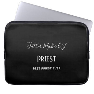Housse Pour Ordinateur Portable CADEAUX PRIVÉS - personnalisation Classique Blanc