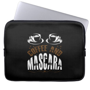 Housse Pour Ordinateur Portable Café Art Café Et Mascara