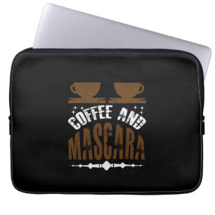 Housse Pour Ordinateur Portable Café Art Café Et Mascara