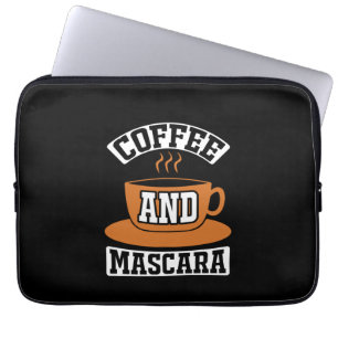 Housse Pour Ordinateur Portable Café Art Café Et Mascara