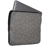 Housse Pour Ordinateur Portable Café Croissants (Devant droit)
