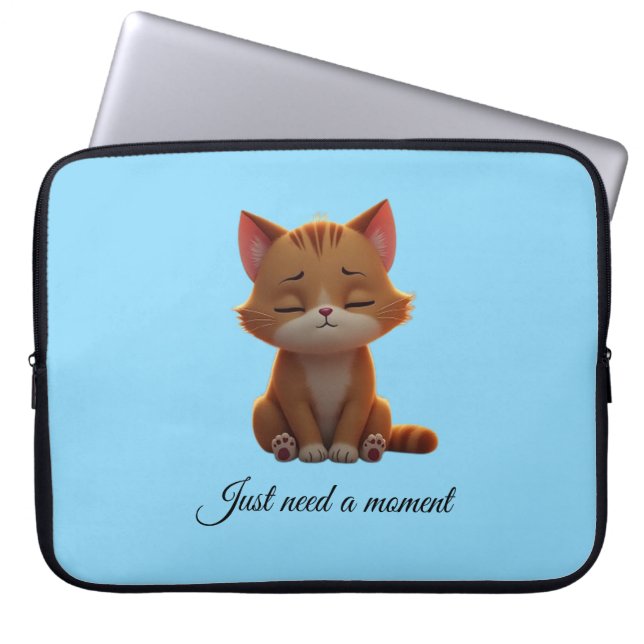 Housse Pour Ordinateur Portable Calm kitty (Devant)