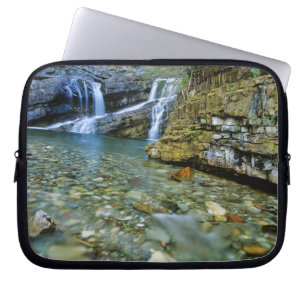 Housse Pour Ordinateur Portable Cameron Falls dans le parc national Waterton Lakes