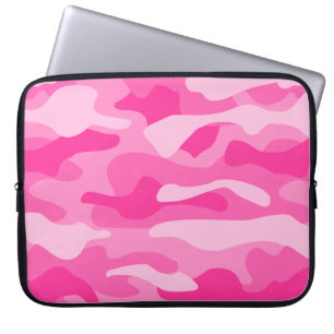 Housse Pour Ordinateur Portable Camo couleur rose perse