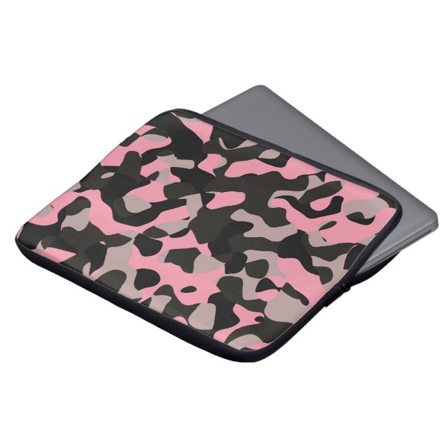 Housse Pour Ordinateur Portable Camo Kitty (Devant haut)