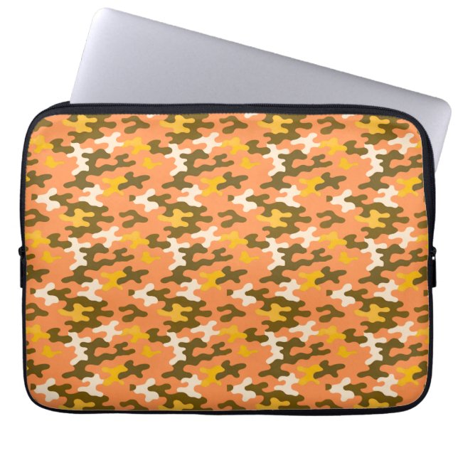 Housse Pour Ordinateur Portable Camo orange (Devant)